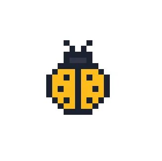Coccinelle jaune V1