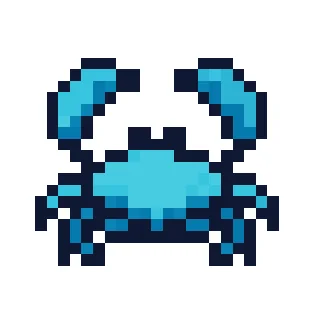 Crabe Crabe bleu V1