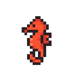 Hippocampe Orange V1