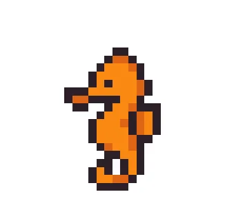 Hippocampe Orange V2