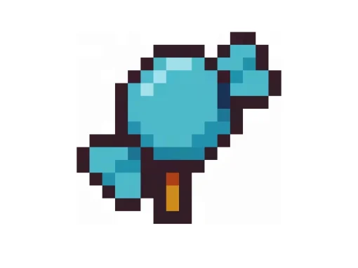Bonbon Bleu Baton