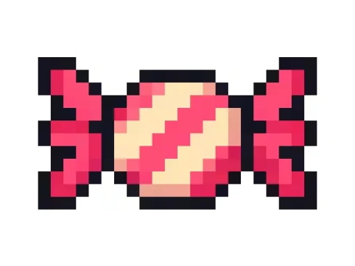 Bonbon Rouge Et Blanc