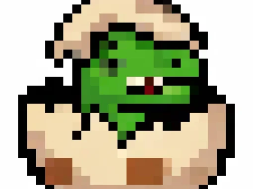 Dinosaure Vert Oeuf