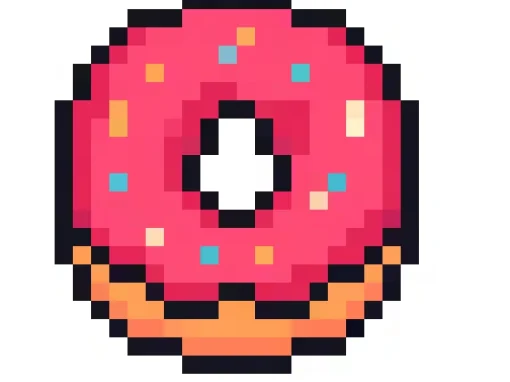 Donut Rose-Pink