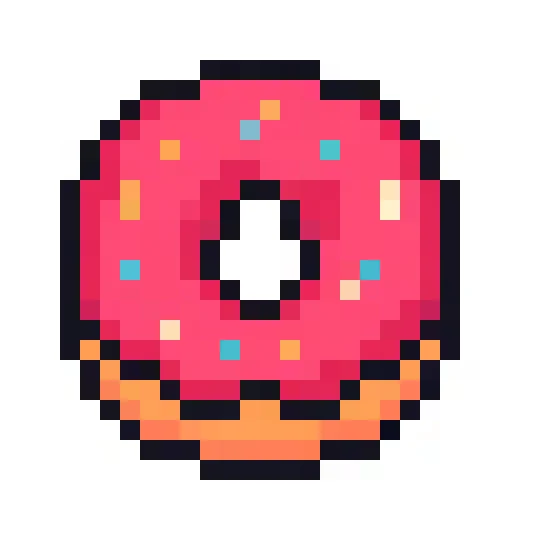Donut Rose-Pink