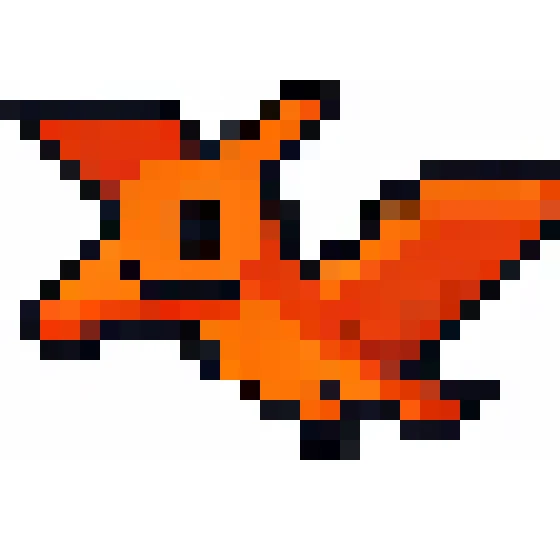 Ptéranodon Orange