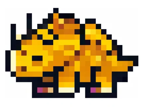 Tricératops Jaune