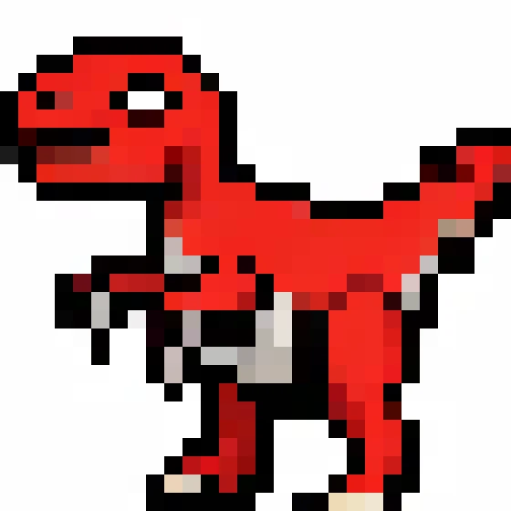 Vélociraptor Rouge